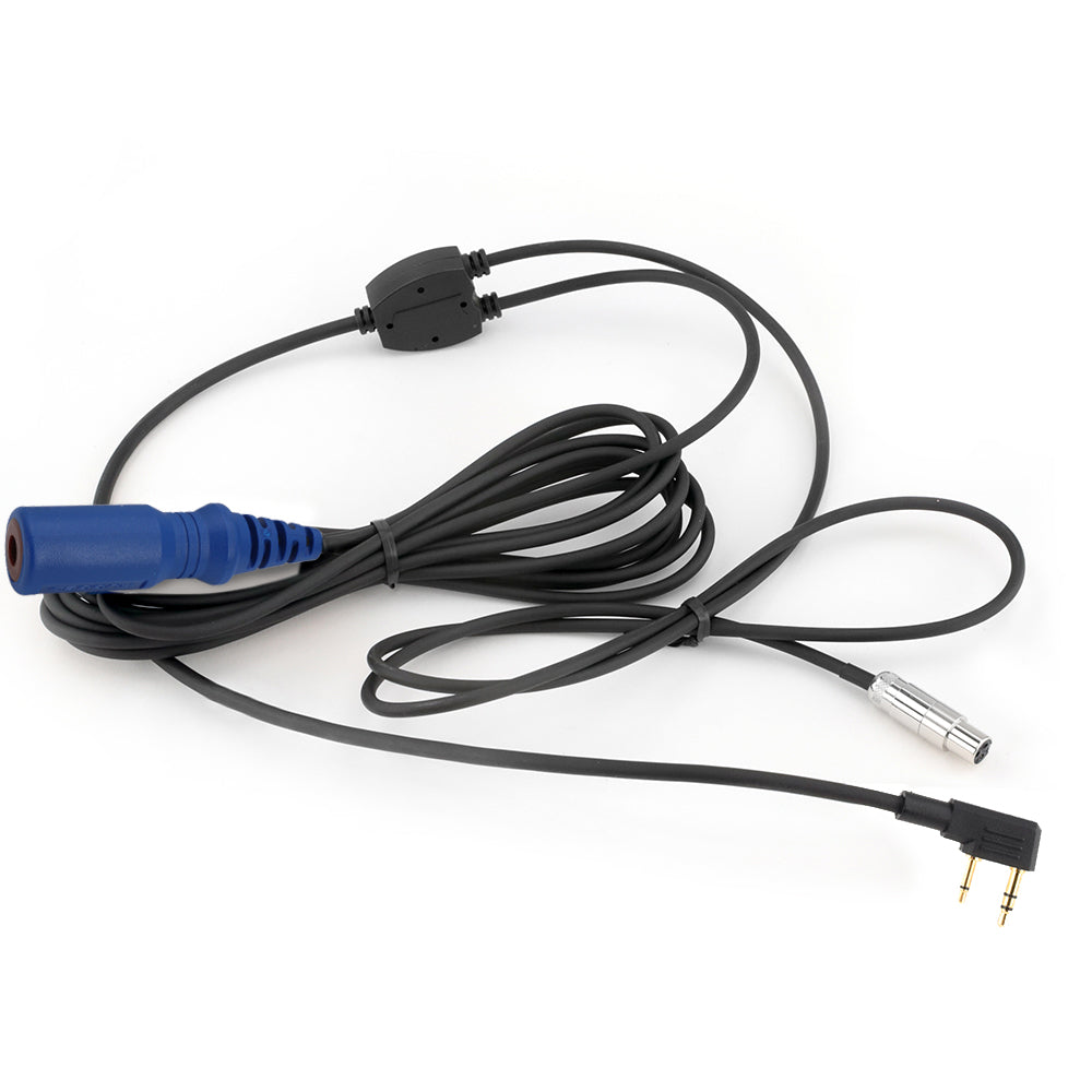 Wired XL Single Seat Car Harness with Pre-Wired 2-Pin Rugged Handheld Radio Connector – 