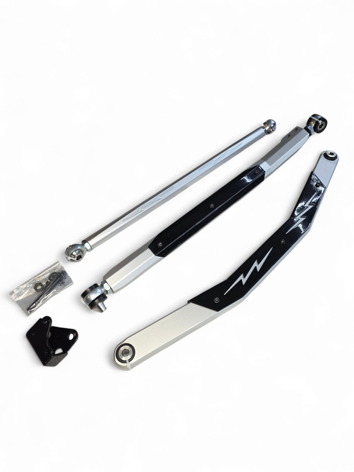 2024-2026 Can-Am Maverick R High Clearance Billet Radius Rods - Clear - product view 4