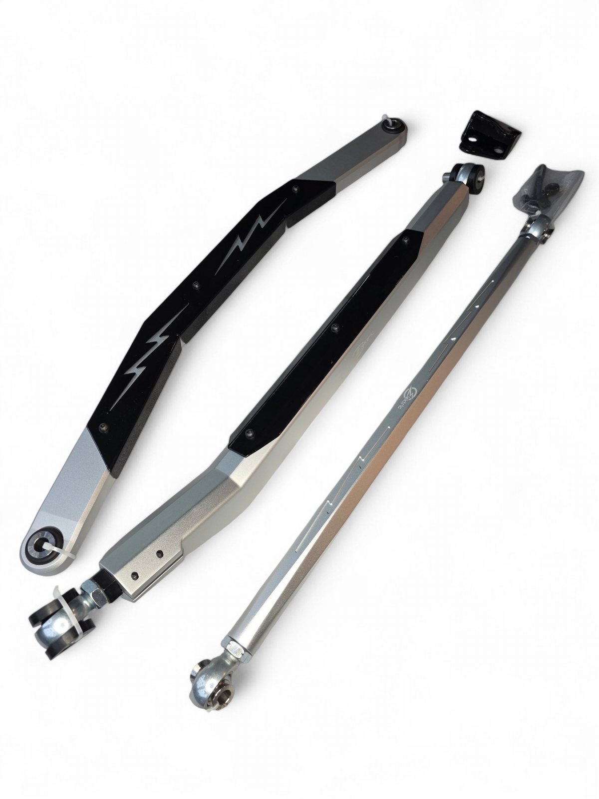 2024-2026 Can-Am Maverick R High Clearance Billet Radius Rods - Clear - product view 5