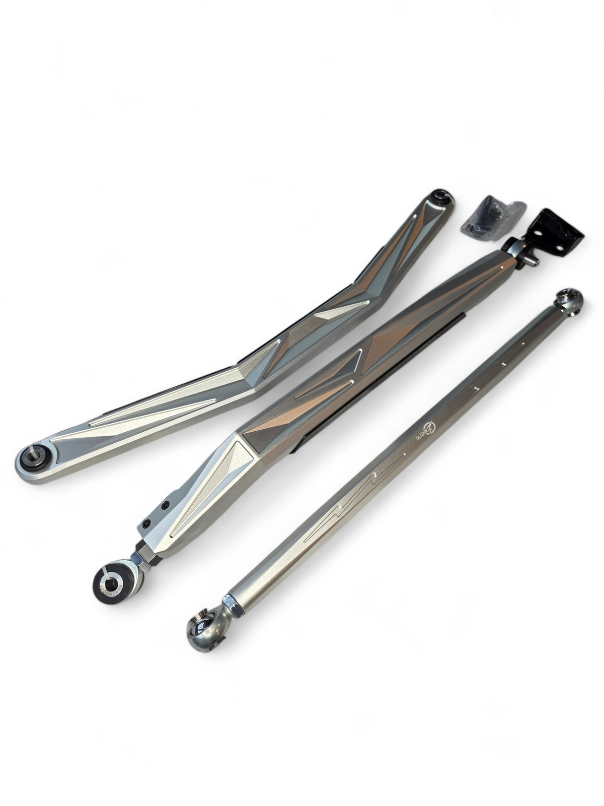 2024-2026 Can-Am Maverick R High Clearance Billet Radius Rods - Clear - product view 6
