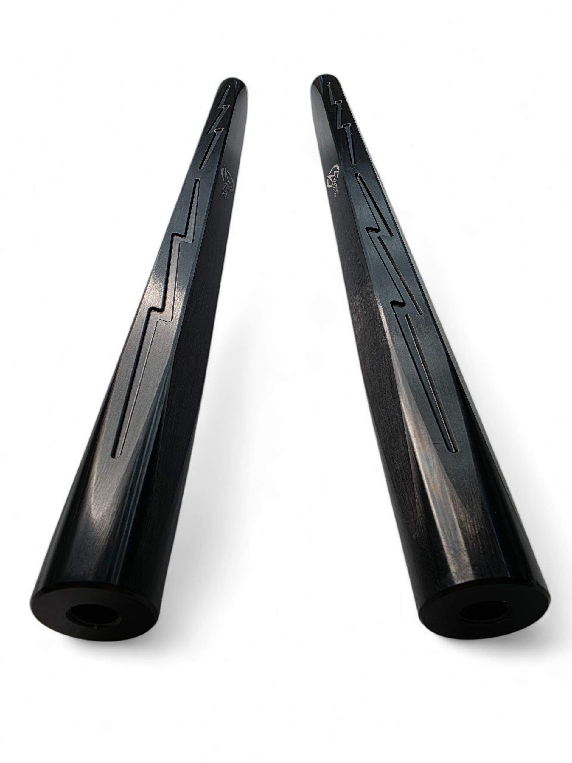 2017+ Can Am X3 Maverick Billet Tie Rods Anodized Black (RS 72" Model Only)