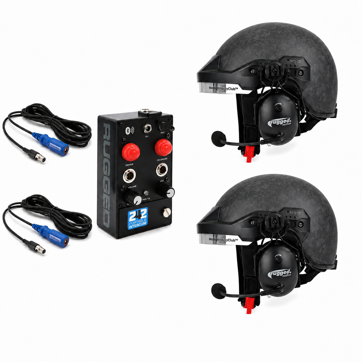 2-Person MRC Opposition Helmet Communication Kit with Rugged RRP242BT Intercom