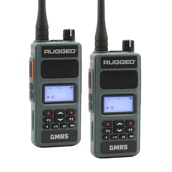 GMR5 - 5W GMRS Handheld Radio - 2 Pack | Rugged Radios