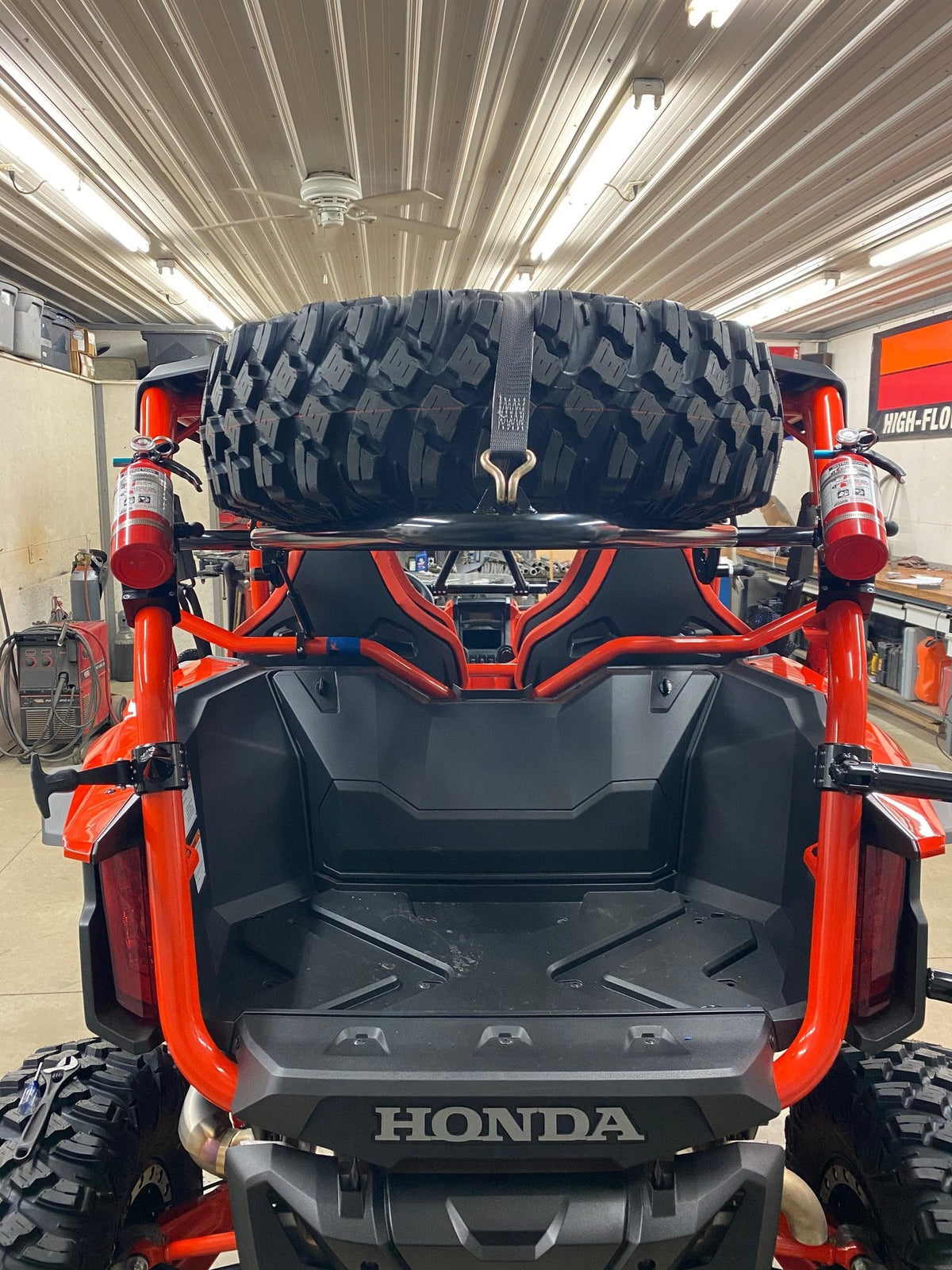 Honda Talon Spare Tire Carrier — Honda Talon Spare Tire Carrier  AJK Offroad