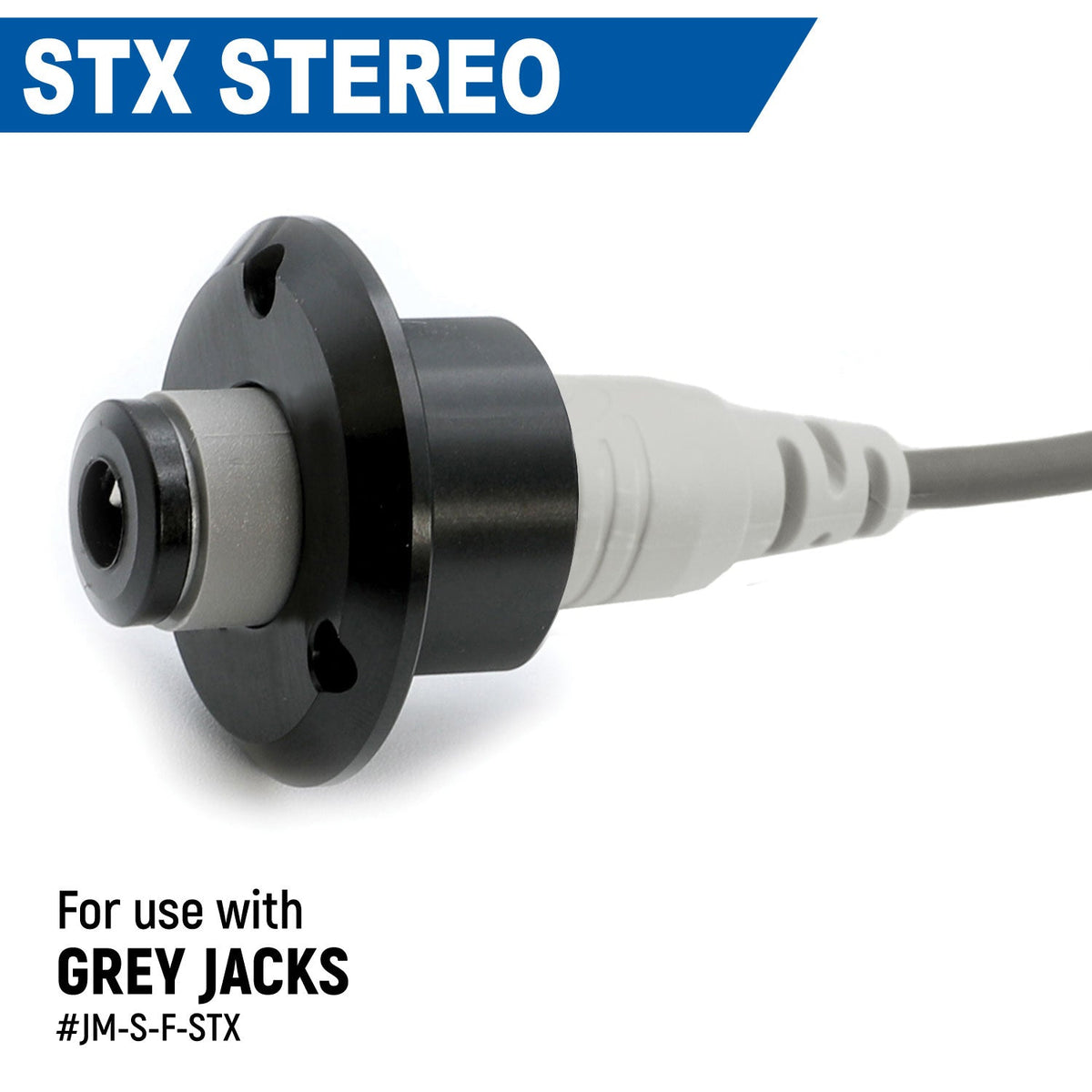 Single Headset / Helmet Jack Flush Mount – STX Stereo – STX Stereo