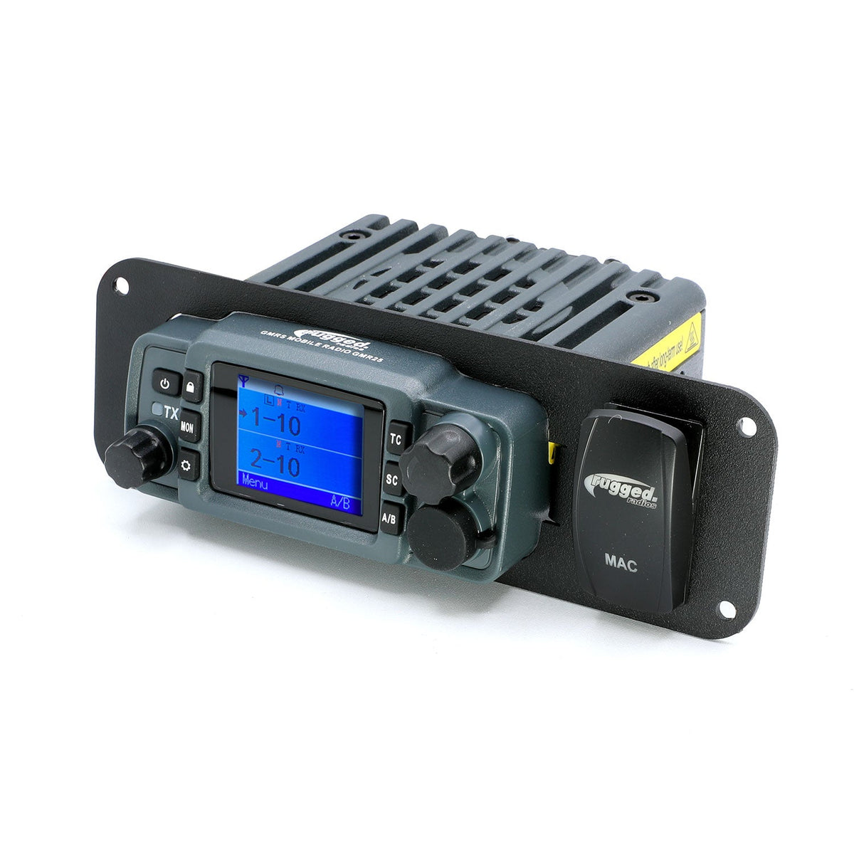 In-Dash Mount for GMR25 / ABM25 Mobile Radios with Switch Hole – 