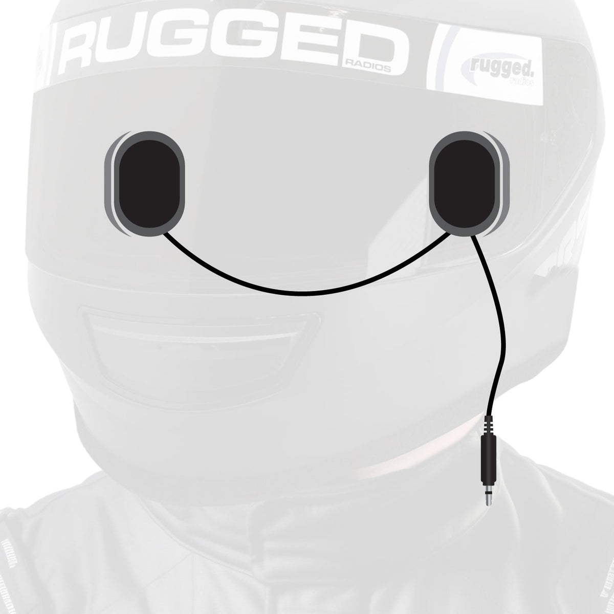 Alpha Audio Speaker Pods - Velcro Mounting and Gel Ear Pods - Stereo & Mono 3.5mm – 