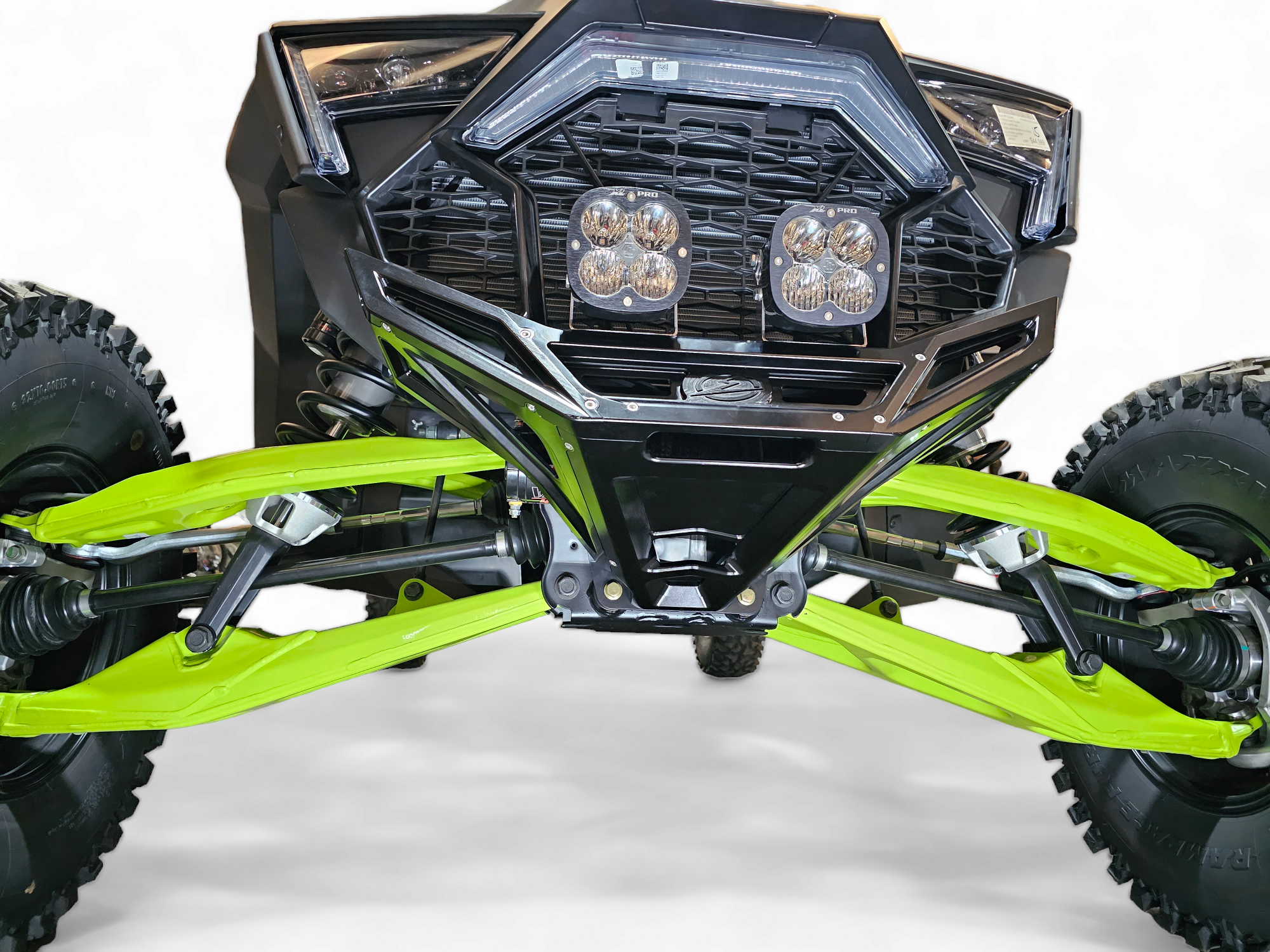 2022-2025 Polaris RZR Pro R, Pro S, Turbo R Machined Billet Front Winch Bumper (Black Anodize)