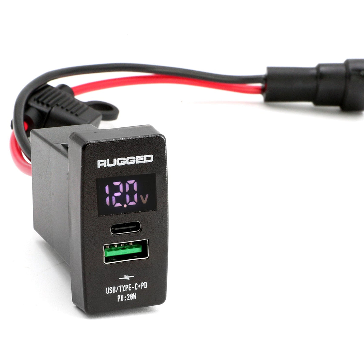 USB Rocker Switch Hub with 4.2 Amp Outlet – 