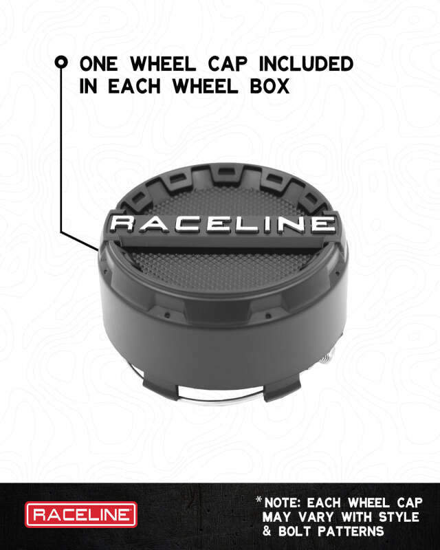 Raceline Hostage 14x7 UTV Wheel – 4x110 Satin Black – detail view