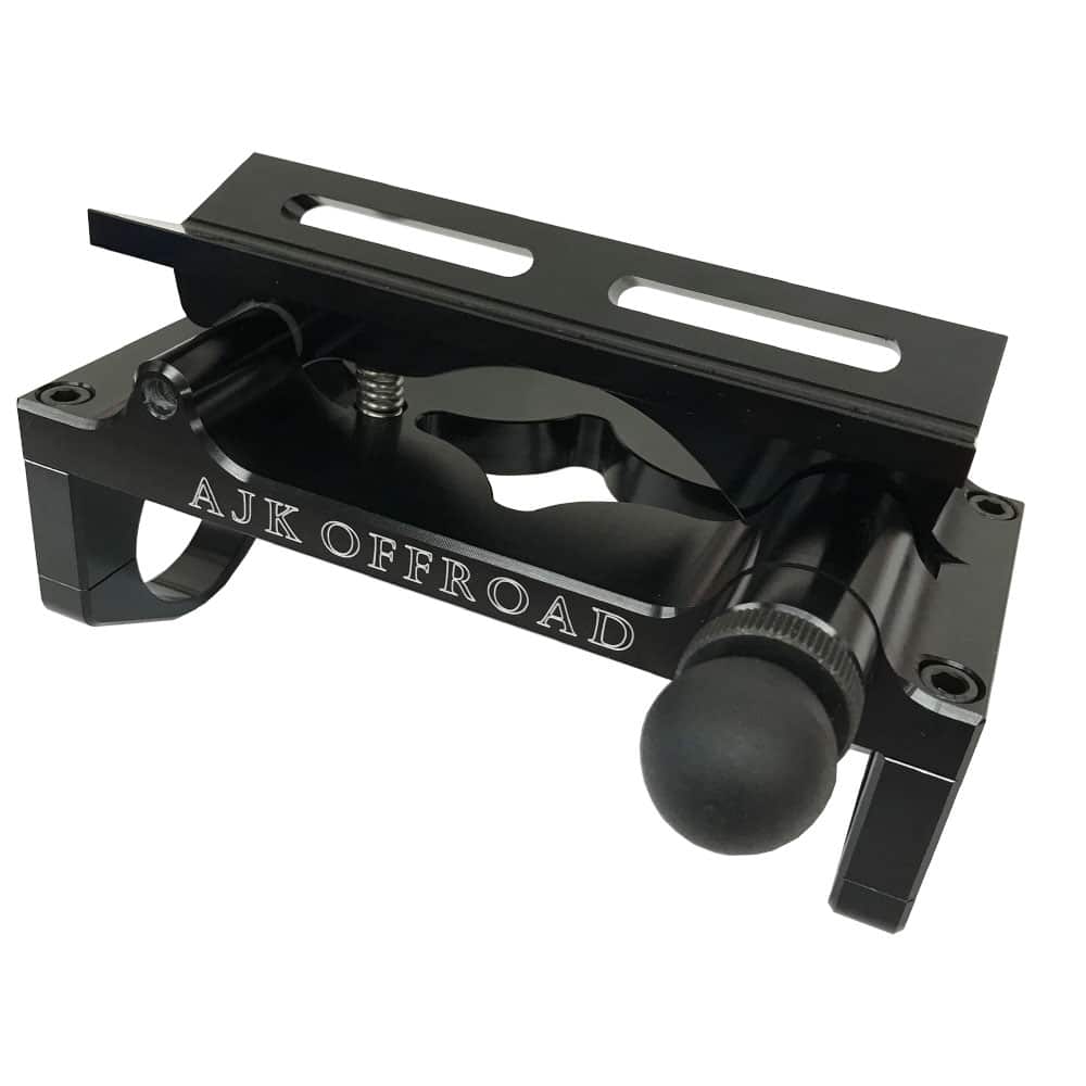 Quick Shot Quick-Release Fire Extinguisher Mount — Quick Shot Fire Extinguisher Mount - Quick Release - Truck, Jeep, ATV, SXS Part  AJK Offroad   