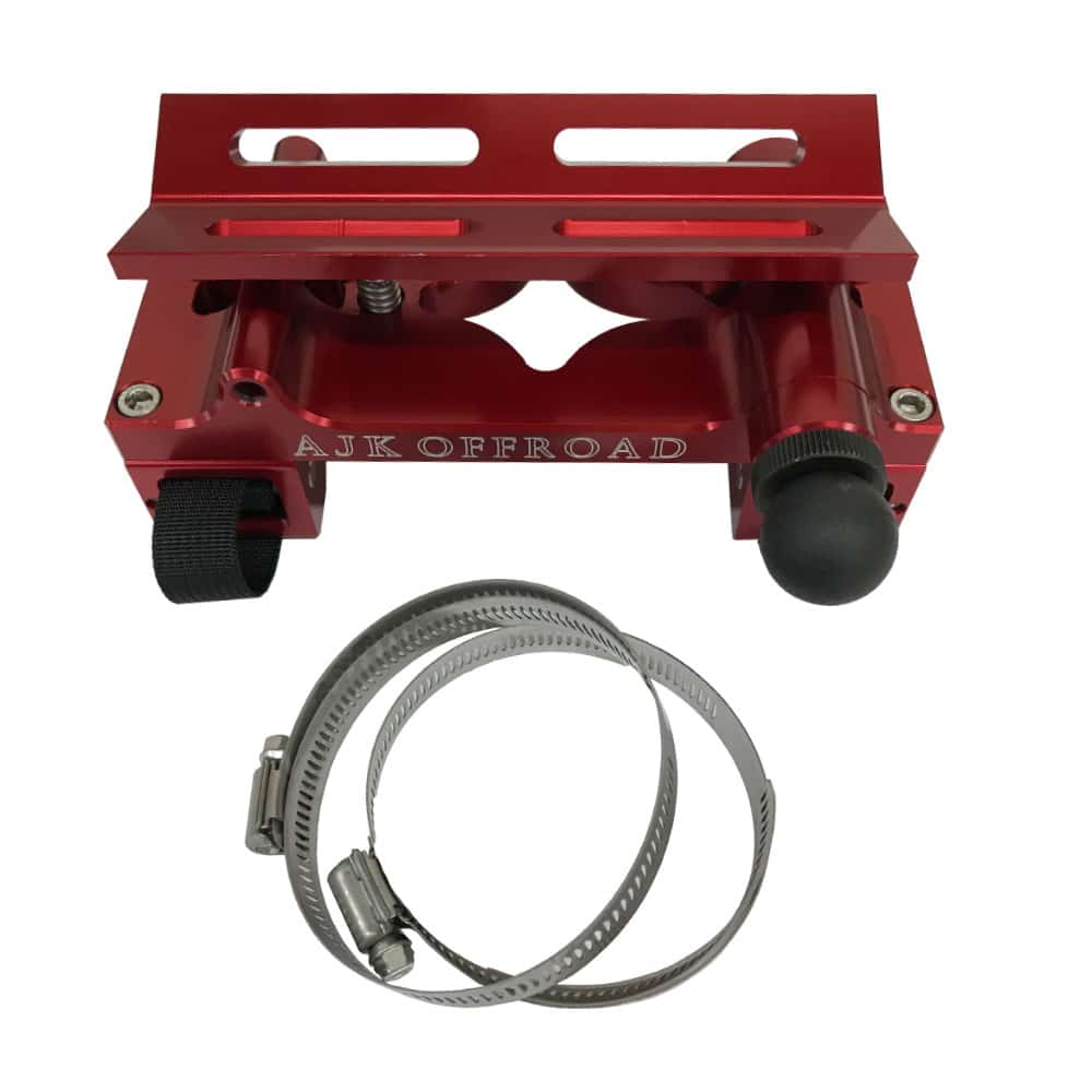 Quick Shot Quick-Release Fire Extinguisher Mount — Quick Shot Fire Extinguisher Mount - Quick Release - Truck, Jeep, ATV, SXS Part  AJK Offroad   