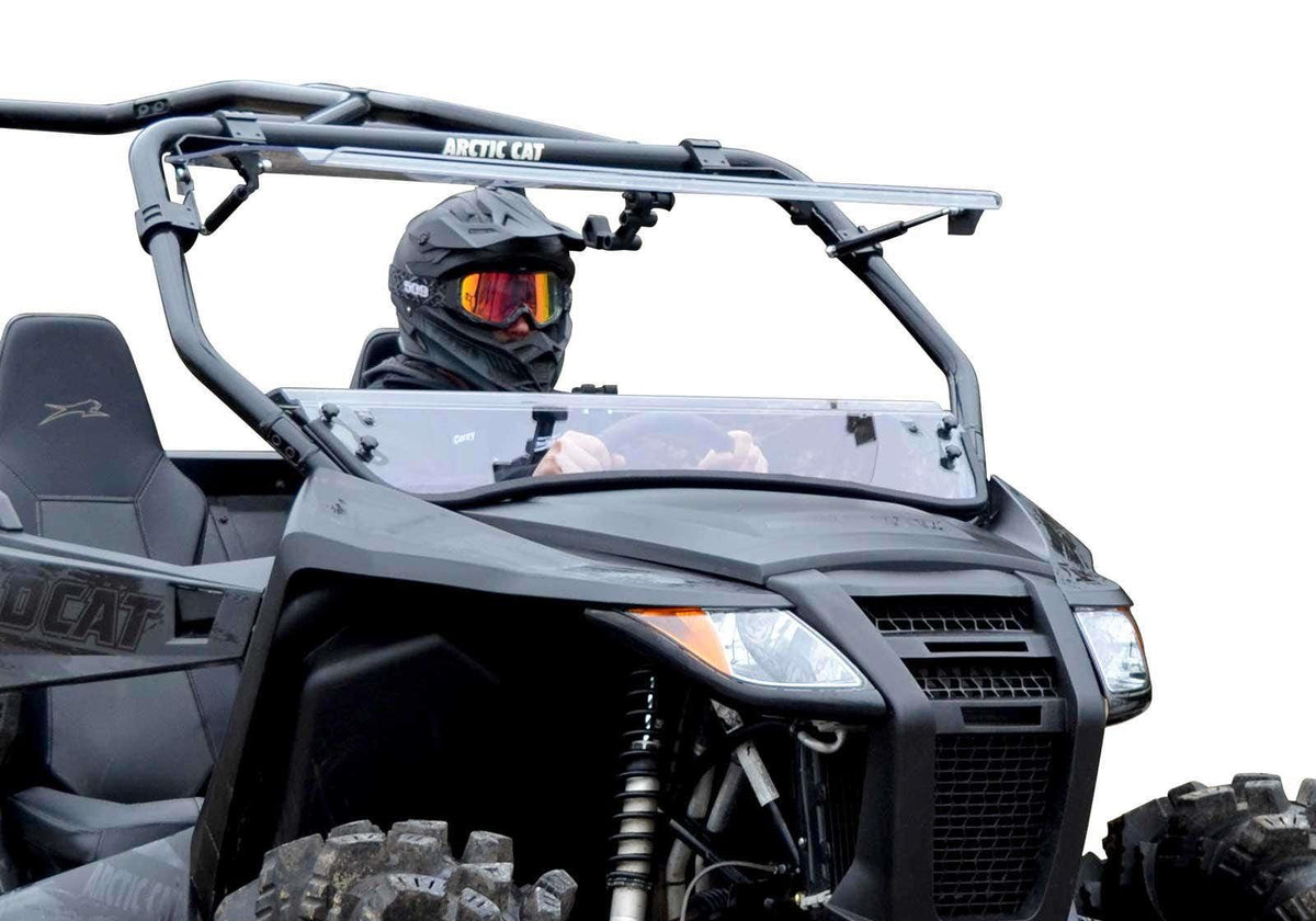 SuperATV Flip Windshield for Arctic Cat Wildcat Trail