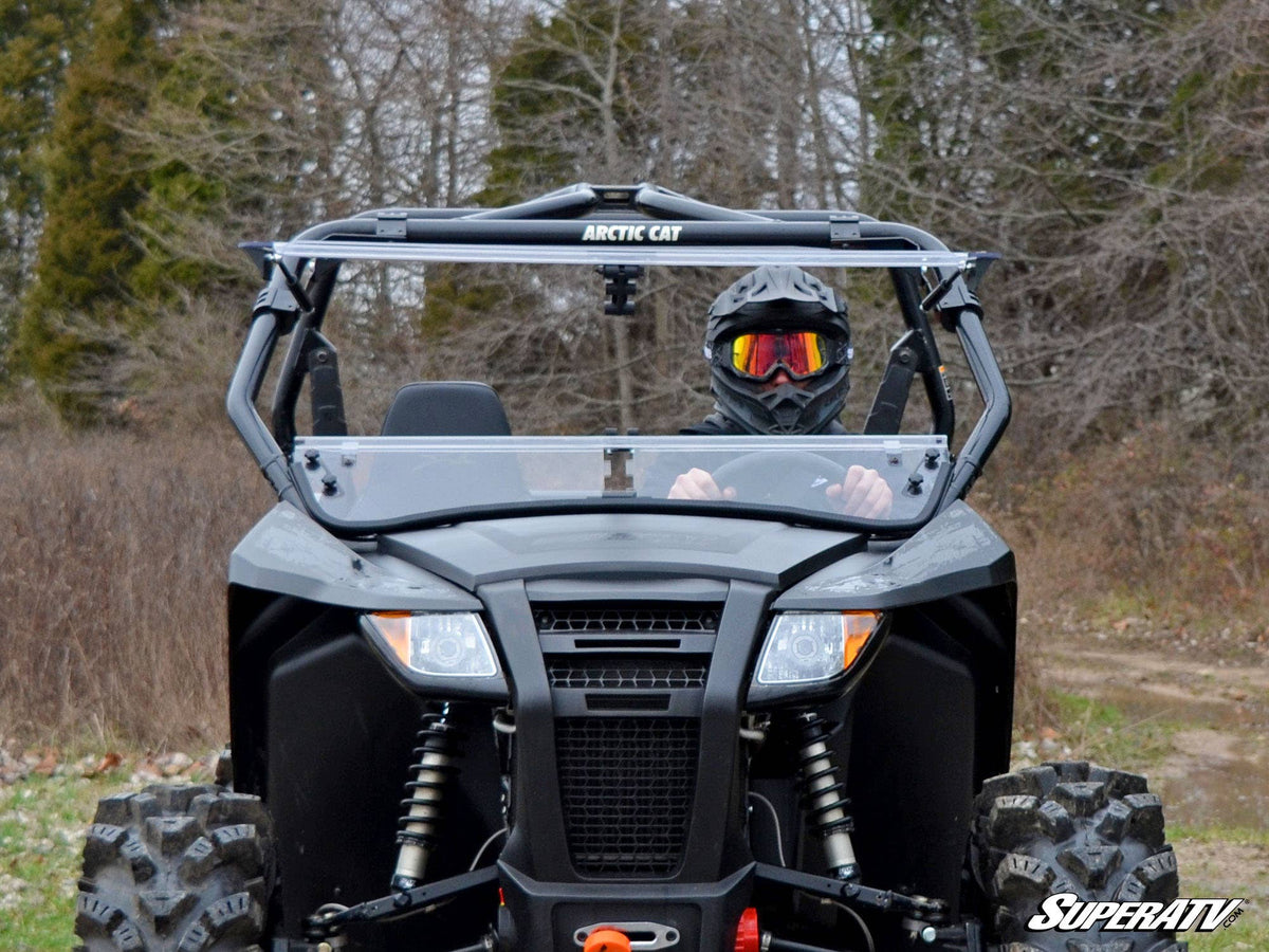SuperATV Flip Windshield for Arctic Cat Wildcat Trail - image 3