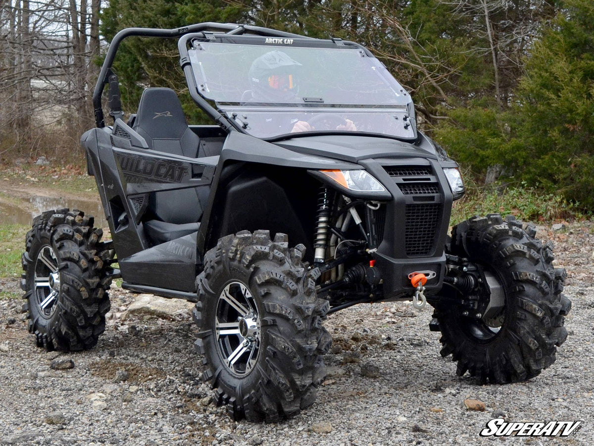SuperATV Flip Windshield for Arctic Cat Wildcat Trail Sport - image 2