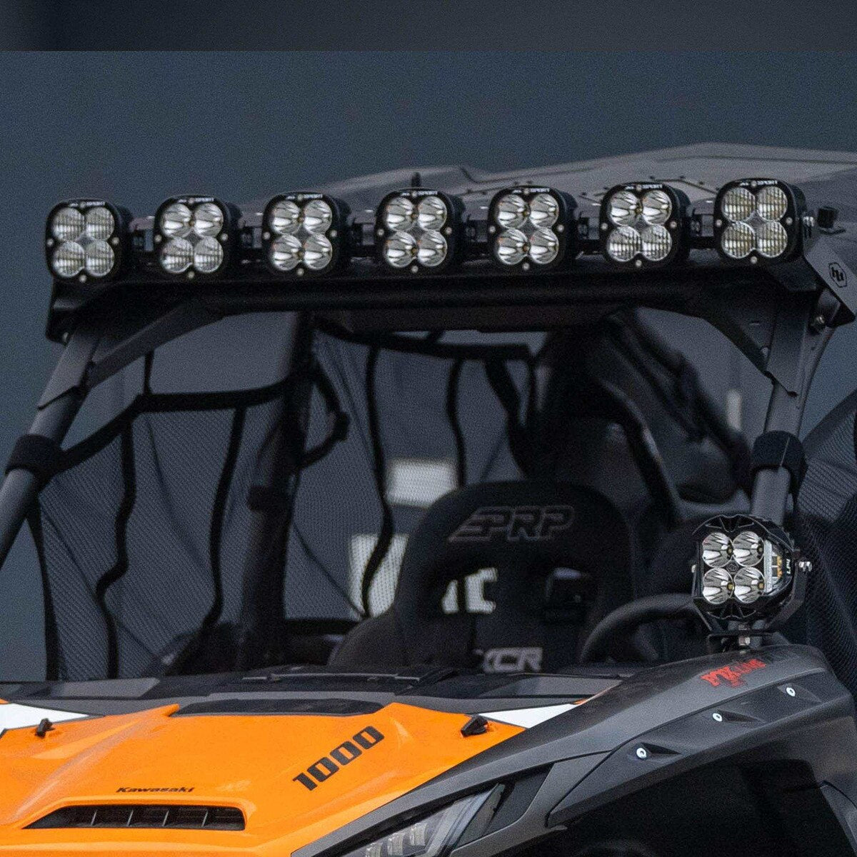 Baja Designs 447198 Kawasaki KRX 7XL Linkable roof bar kit