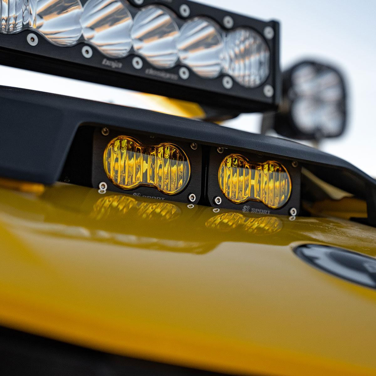 Baja Designs 448208 Can-Am Maverick R Dual S2 Pro hood light kit