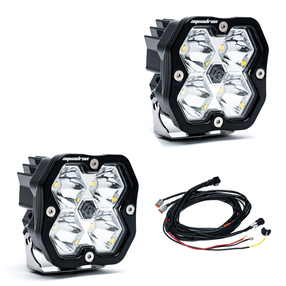 Baja Designs 55-7801-2 Squadron 2.0 Sport LED auxiliary light pod pair