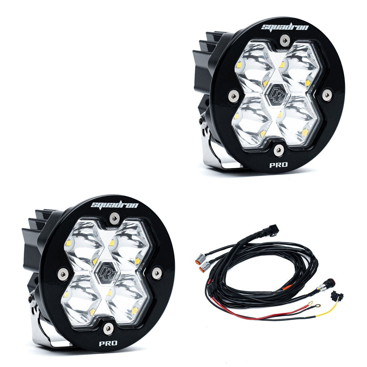 Baja Designs 59-7801-2 Squadron-R 2.0 Pro LED auxiliary light pod pair