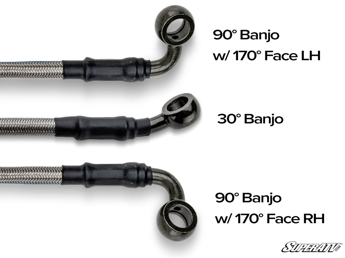 SuperATV Braided Brake Lines with Fittings - image 5
