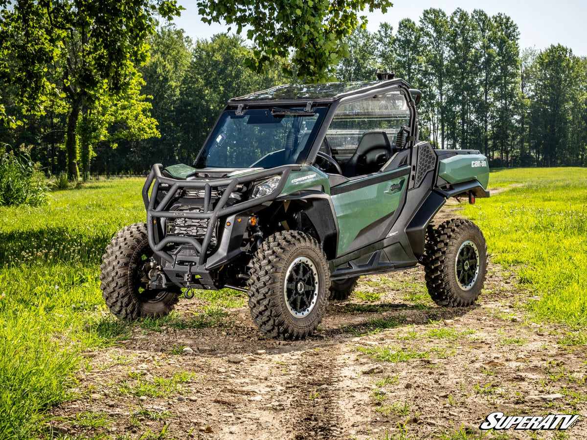 SuperATV MaxDrive Power Flip Glass Windshield for Can-Am Maverick Sport - image 17