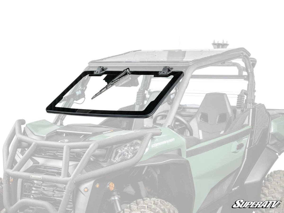 SuperATV MaxDrive Power Flip Glass Windshield for Can-Am Maverick Trail - image 14