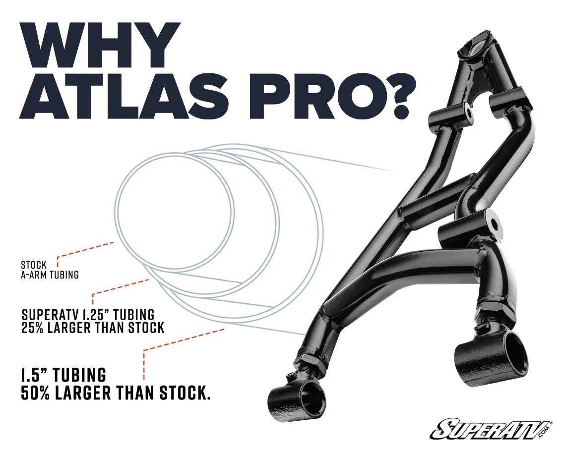 Can - Am Commander 1000 Atlas Pro 1.5" Forward Offset A - Arms - Rad UTV Parts