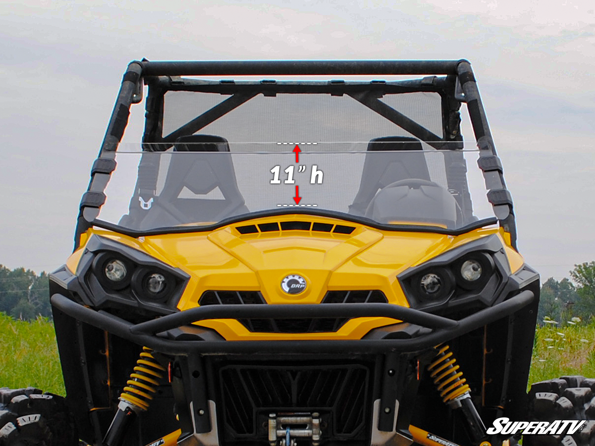SuperATV Half Windshield for Can-Am Commander - image 8