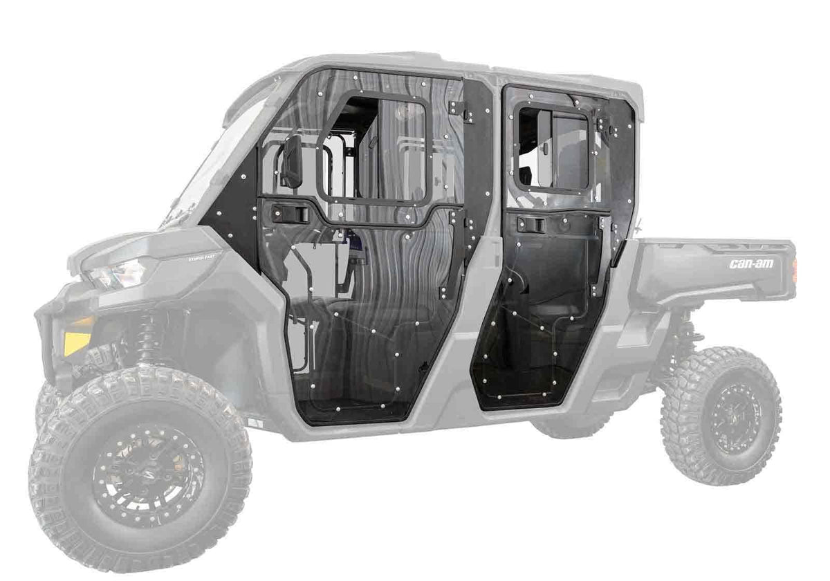 SuperATV HD9 Convertible Cab Enclosure Doors for Can-Am Defender MAX