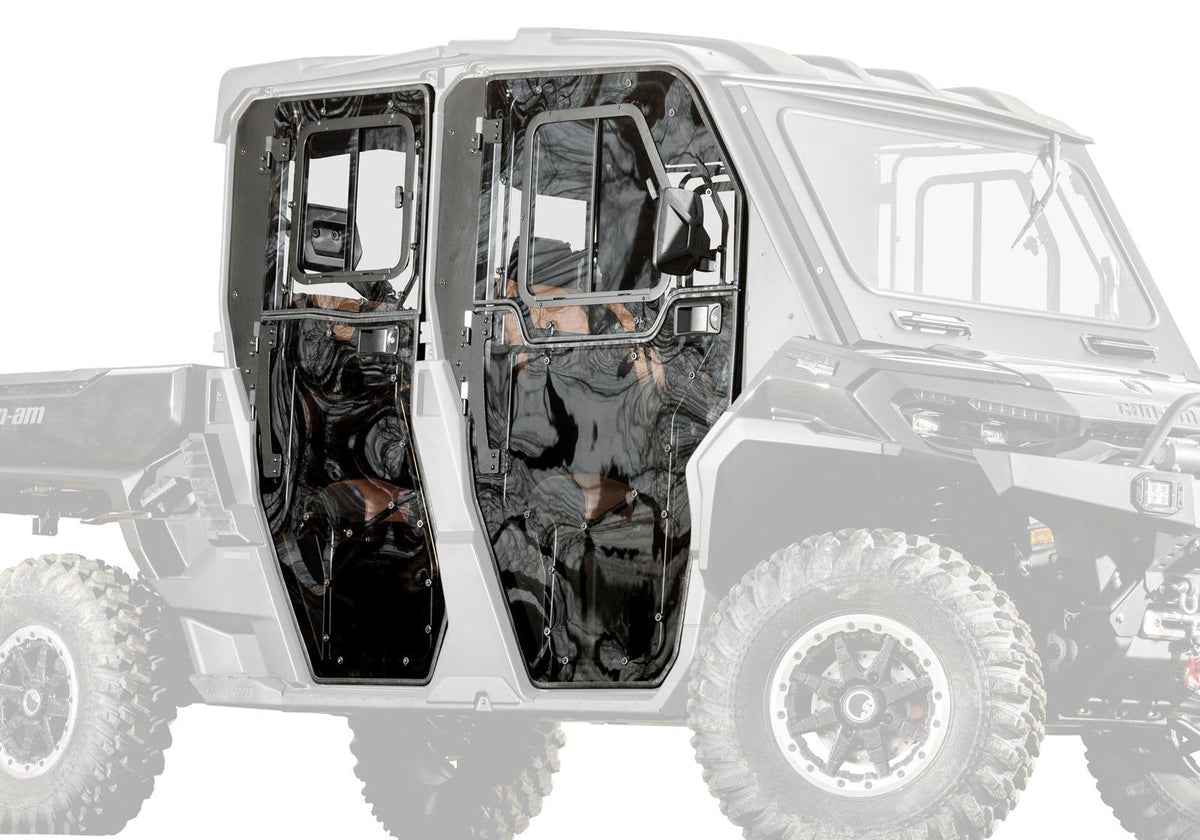 SuperATV HD11 Convertible Cab Enclosure Doors for Can-Am Defender MAX