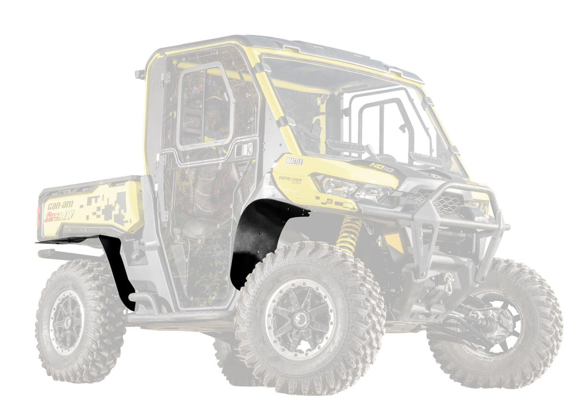 SuperATV HD8 Low Profile Fender Flares for Can-Am Defender