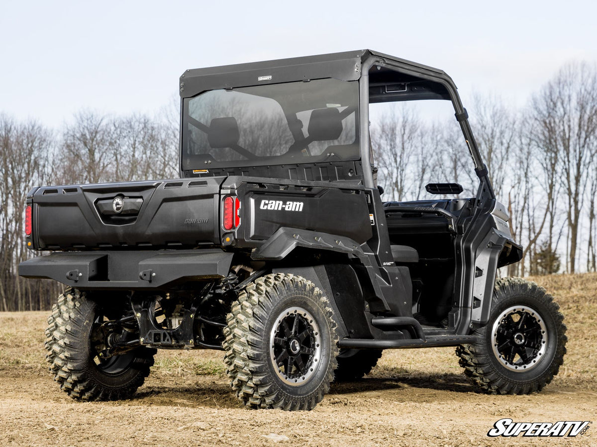 SuperATV HD10 Rear Glass Windshield for Can-Am Defender - image 2