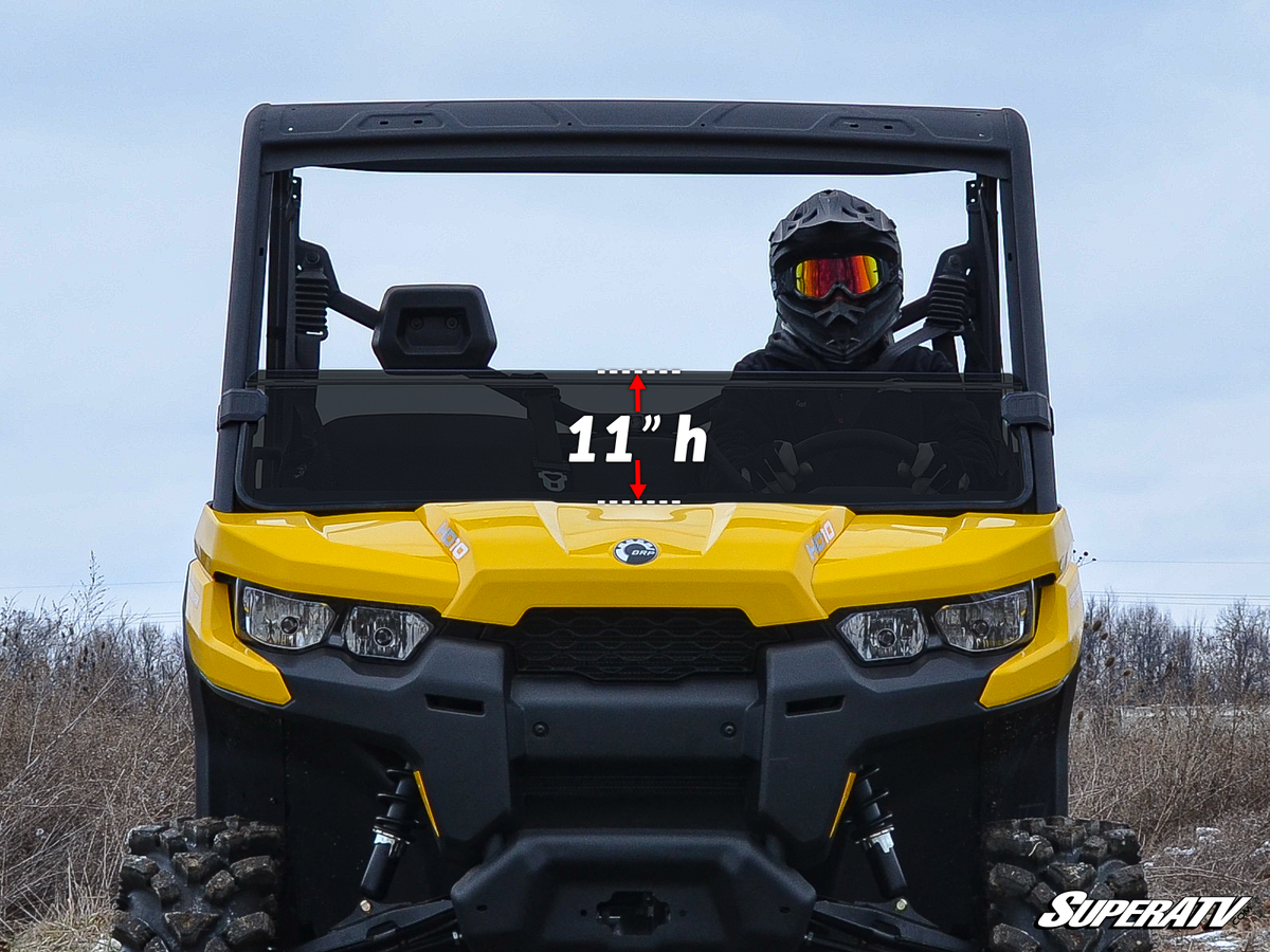 SuperATV HD5 Half Windshield for Can-Am Defender - image 2