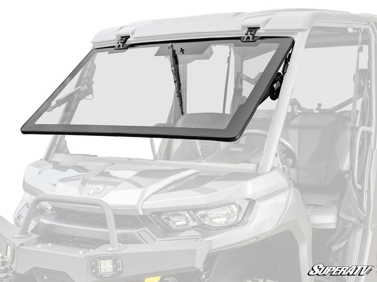 SuperATV HD7 MaxDrive Power Flip Glass Windshield for Can-Am Defender - image 8