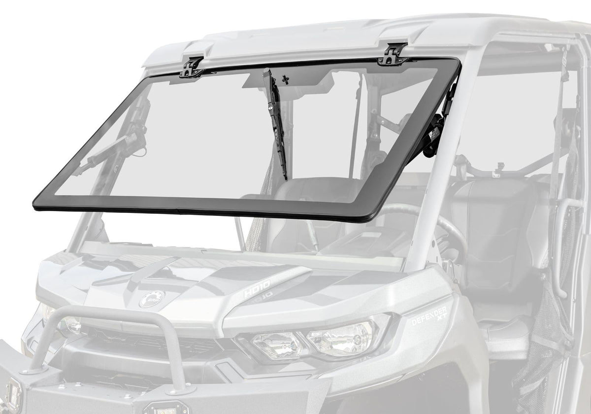 SuperATV HD10 MaxDrive Power Flip Glass Windshield for Can-Am Defender - image 13