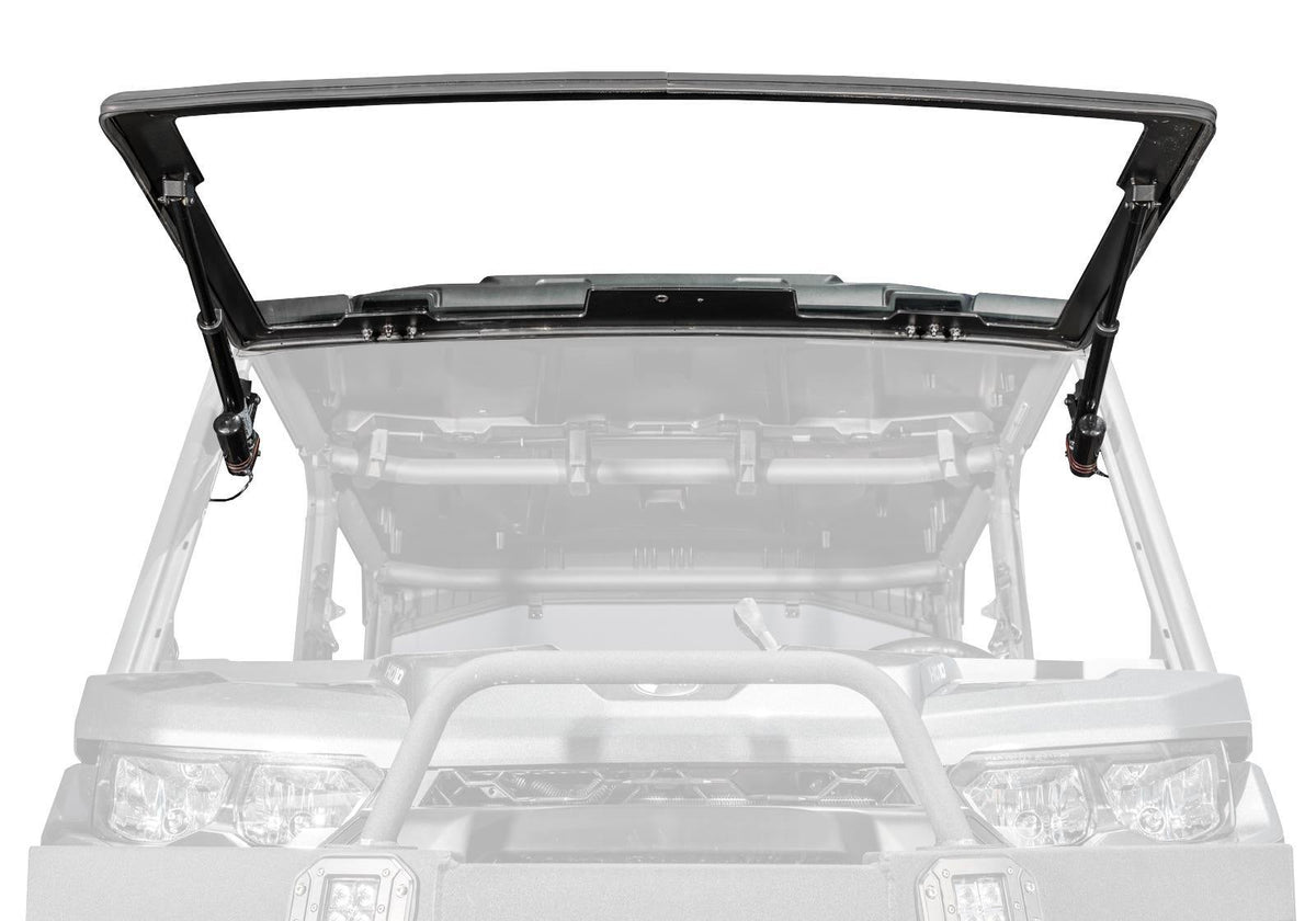 SuperATV HD7 MaxDrive Power Flip Glass Windshield for Can-Am Defender