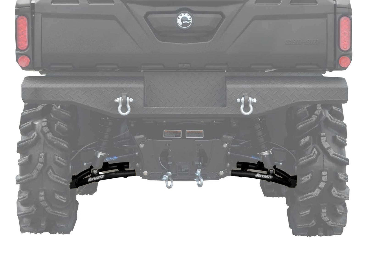 SuperATV HD7 High-Clearance Lower Rear A-Arms for Can-Am Defender