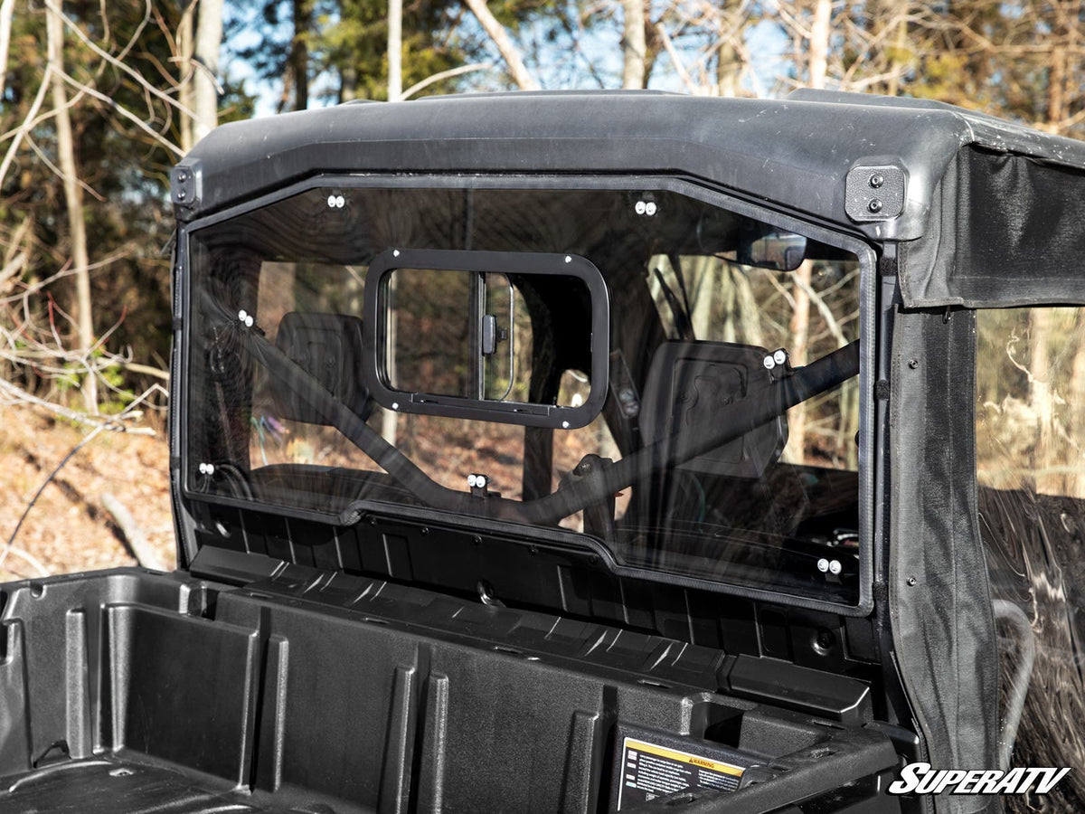 SuperATV HD8 Sliding Rear Windshield for Can-Am Defender - image 3