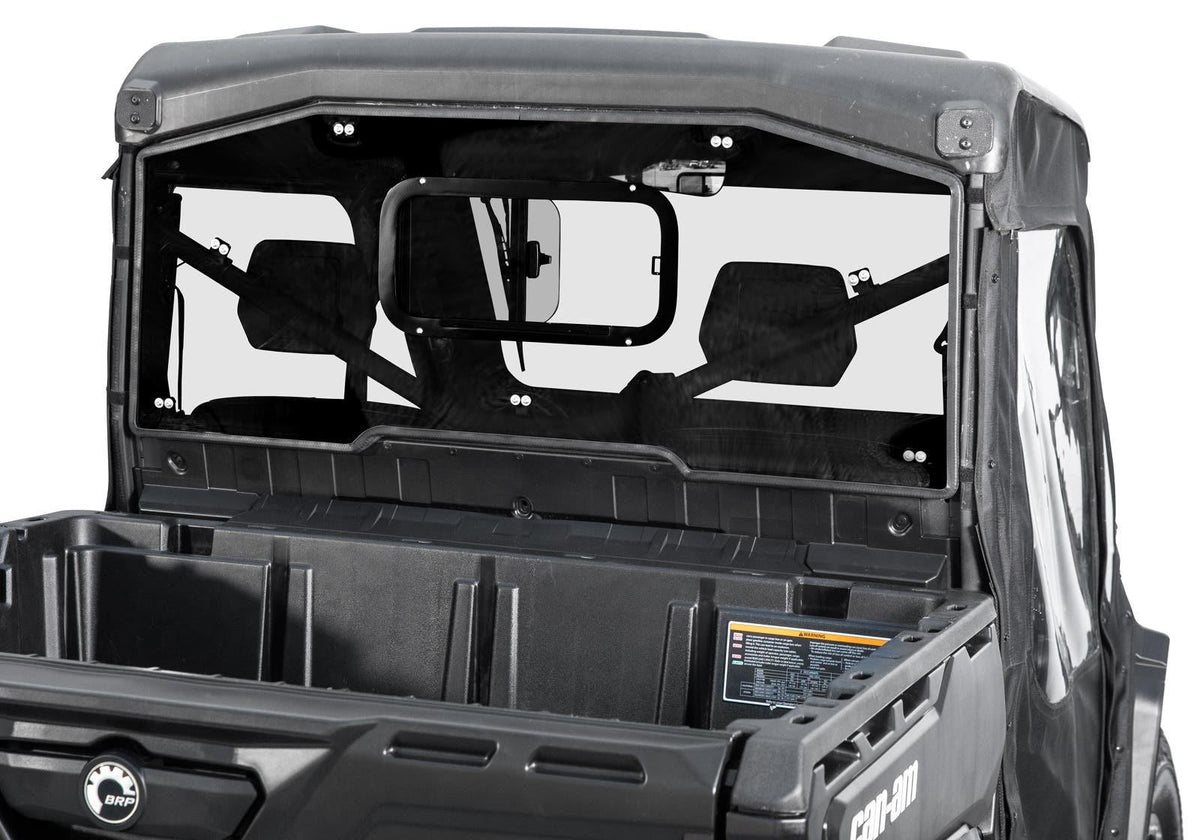 SuperATV HD7 Sliding Rear Windshield for Can-Am Defender