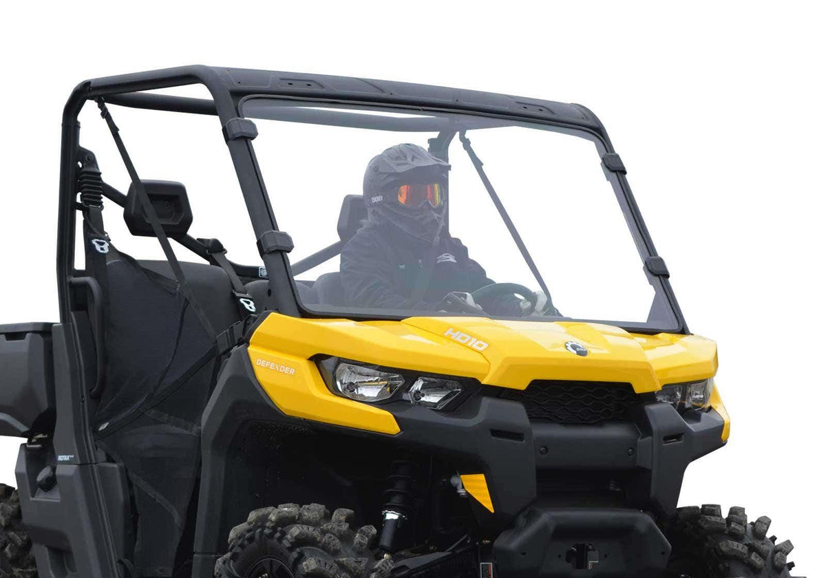 SuperATV HD10 Full Windshield for Can-Am Defender
