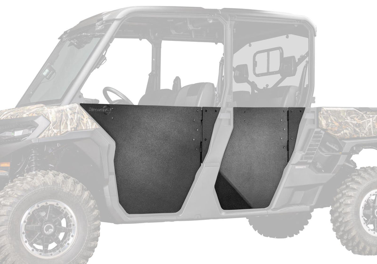 SuperATV HD11 MAX HDPE Half Doors for Can-Am Defender