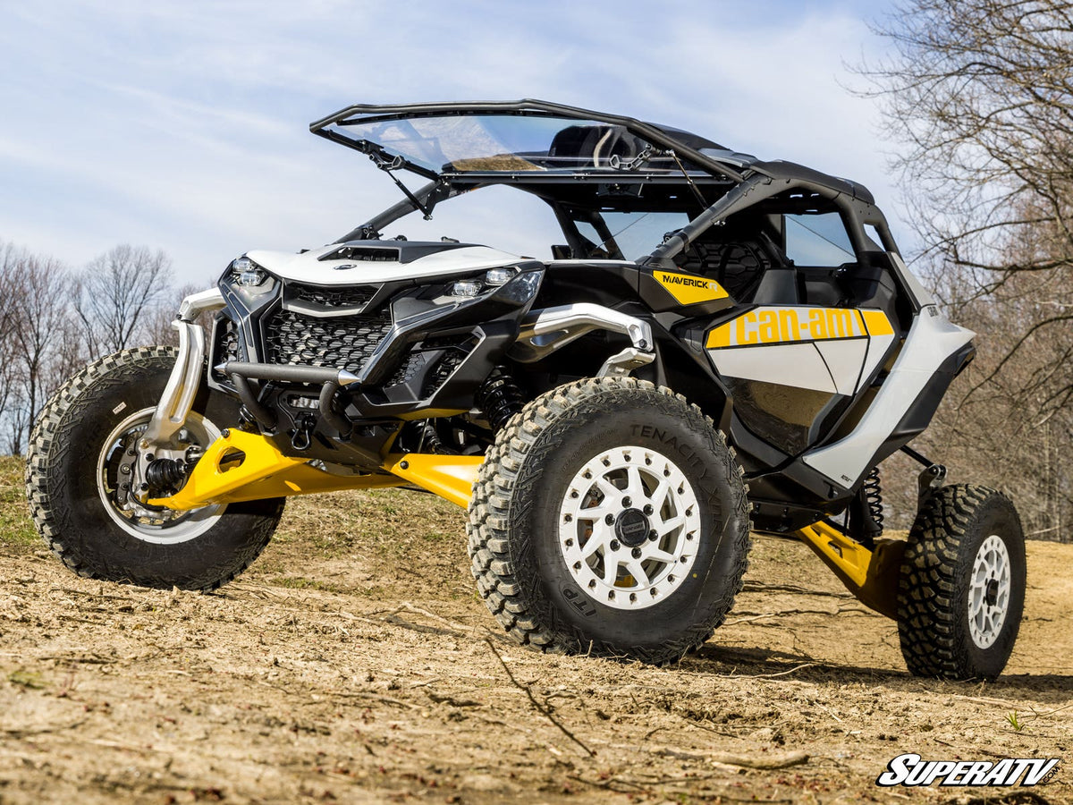SuperATV Scratch-Resistant Flip Windshield for Can-Am Maverick R - image 8