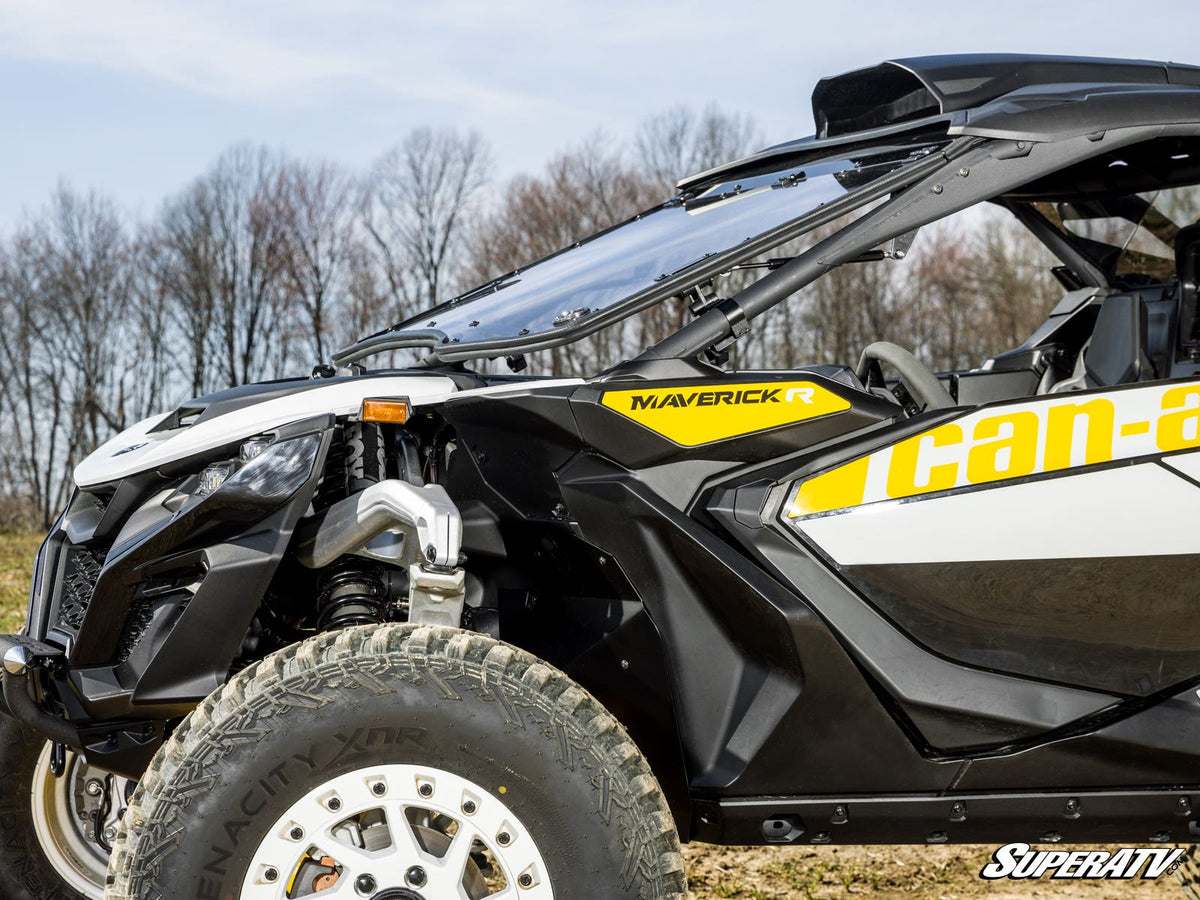 SuperATV Scratch-Resistant Flip Windshield for Can-Am Maverick R - image 17