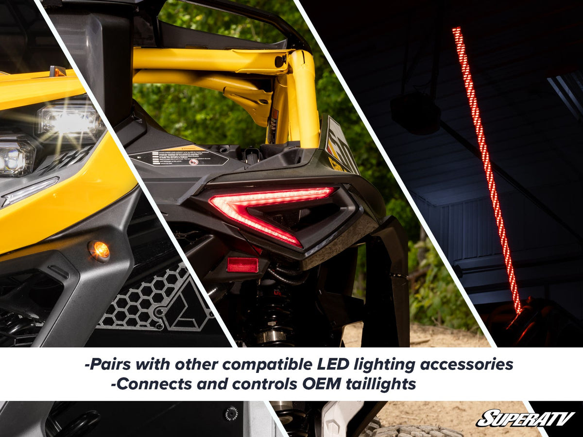 SuperATV Deluxe Self-Canceling Turn Signal Kit for Can-Am Maverick R - image 8