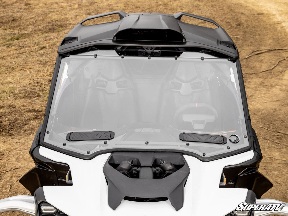 SuperATV Vented Full Windshield for Can-Am Maverick R - image 5