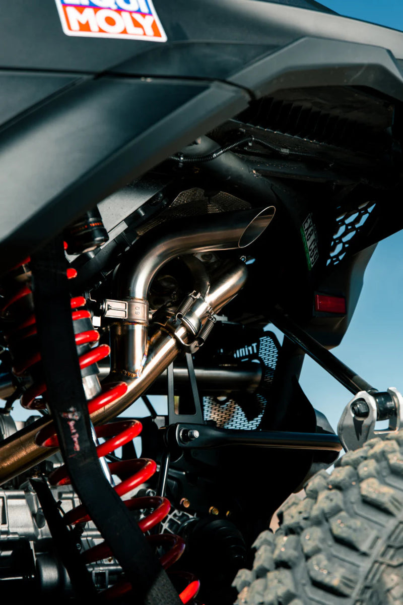 Can - Am Maverick R Sidepiece Valved Head Pipe | Trinity Racing - Rad UTV Parts
