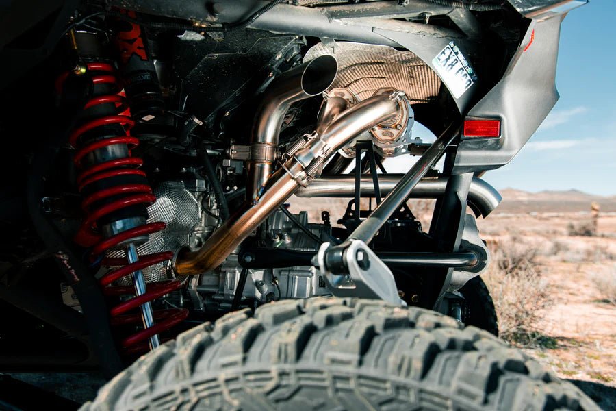 Can - Am Maverick R Sidepiece Valved Head Pipe | Trinity Racing - Rad UTV Parts
