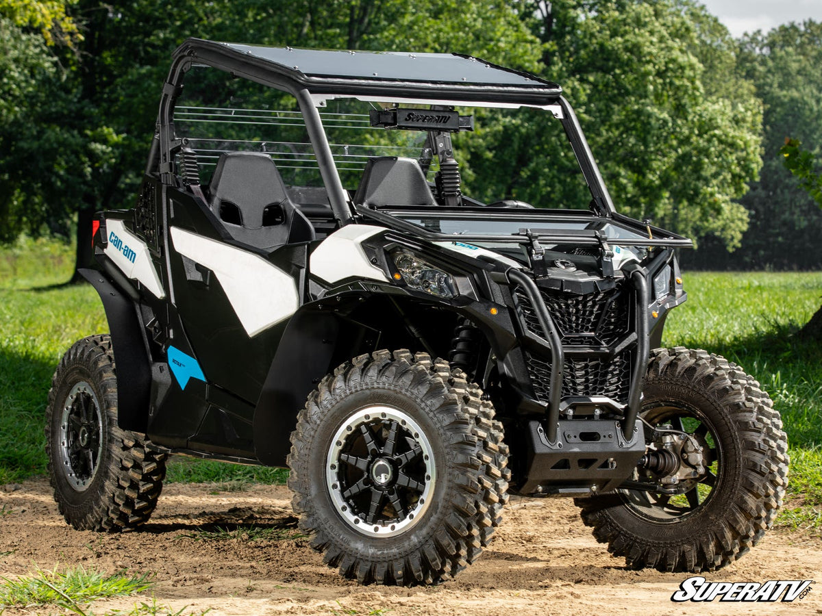 SuperATV Flip Down Glass Windshield for Can-Am Maverick Sport - image 3