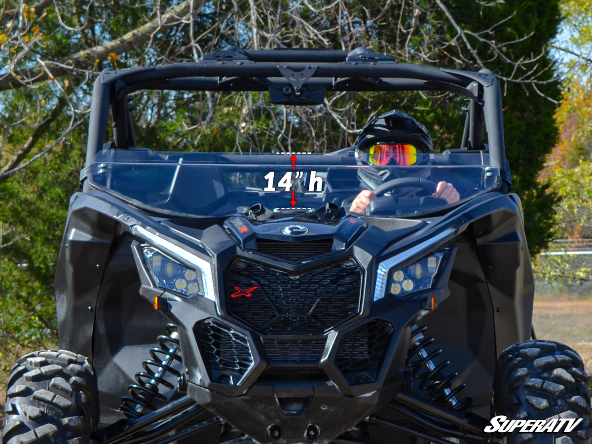 SuperATV Half Windshield for Can-Am Maverick X3 - image 9