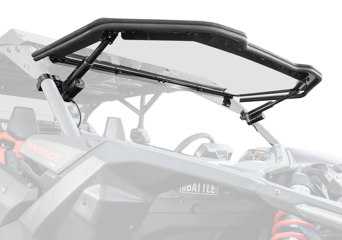 SuperATV MaxDrive Power Flip Windshield for Can-Am Maverick X3